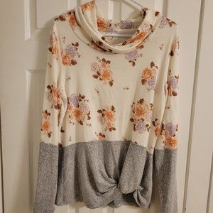 NWOT Maurices MED. knot hem sweater